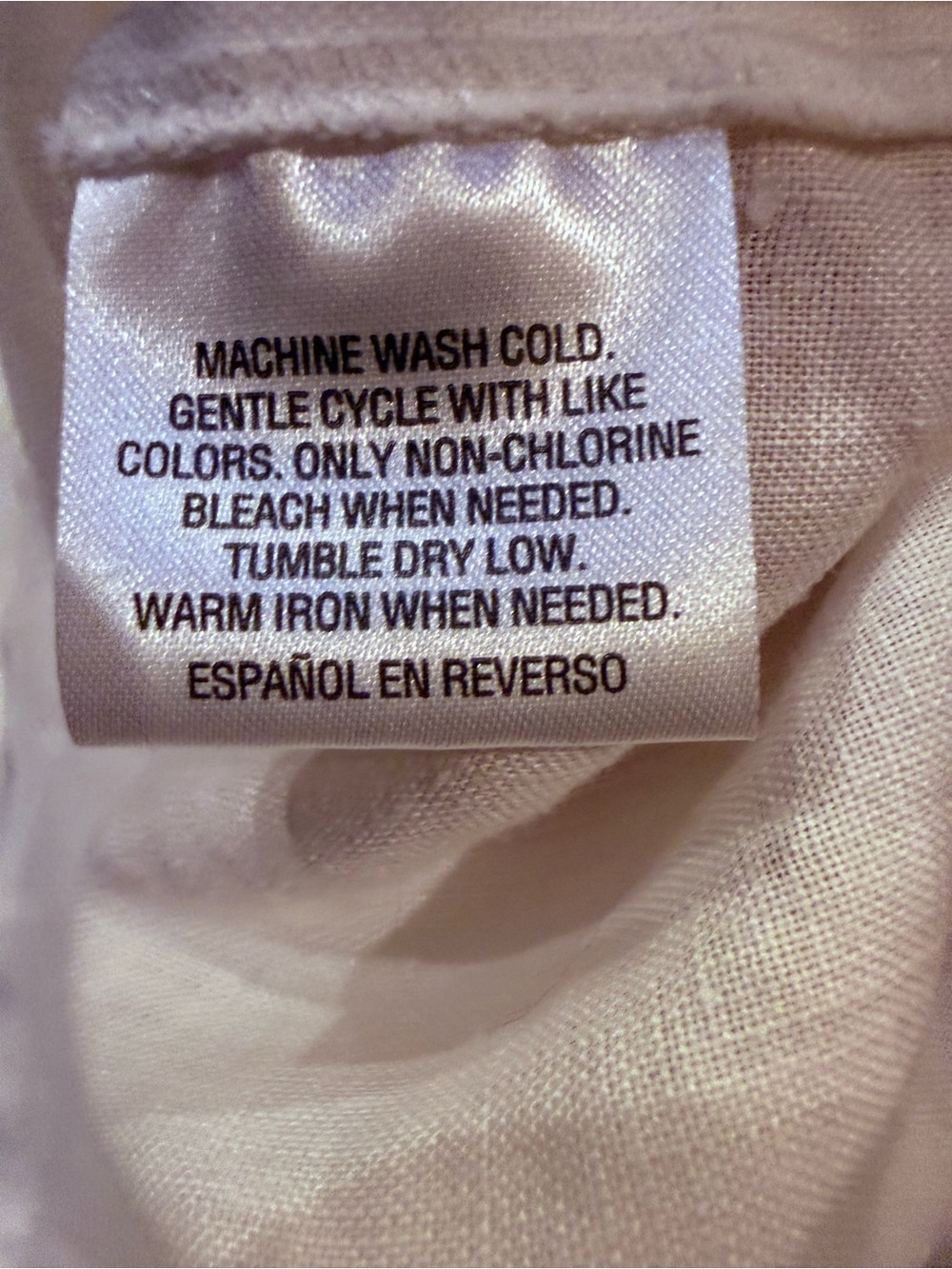 Charter Club Luxury 100% Linen White Pintuck Tunic Blouse Size L Coastal - Picture 10 of 10